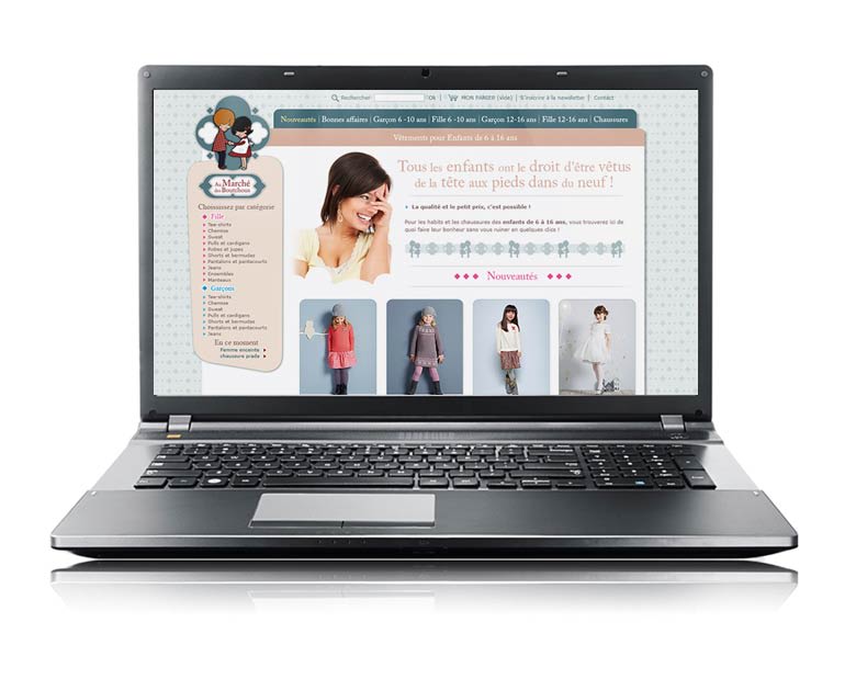 site e-commerce au marché des boutchous